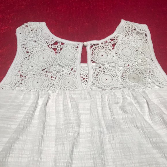 Time and Tru Cold ShoulderBoho Hippie Lace Blouse - Picture 5 of 6